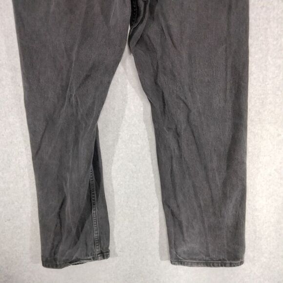 Wrangler Jeans Mens Size 42 x 32 Relaxed Fit Straight Leg Black Denim Classic - Picture 9 of 11